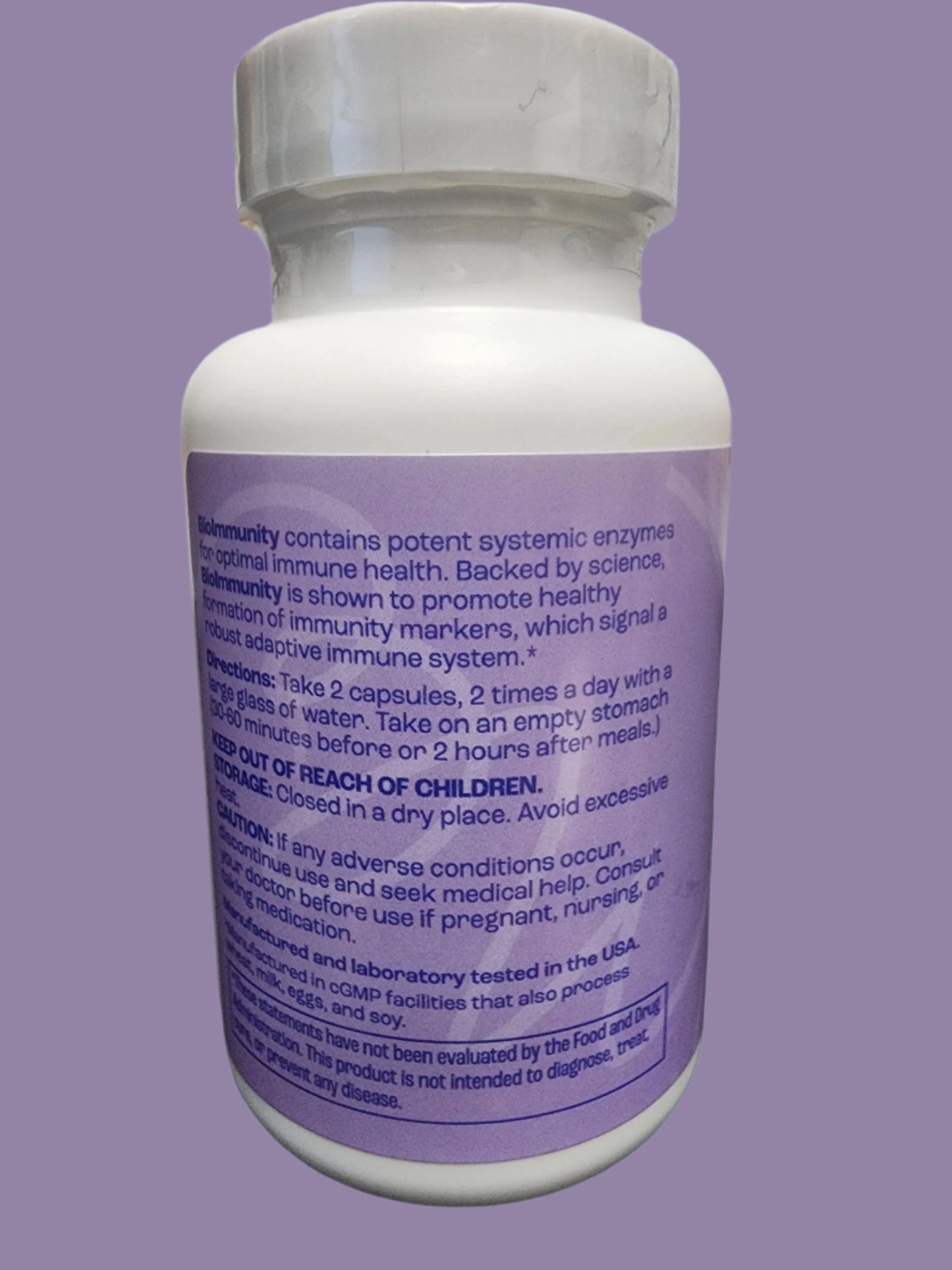 BioWizdom BioImmunity Systemic Enzymes 60 caps