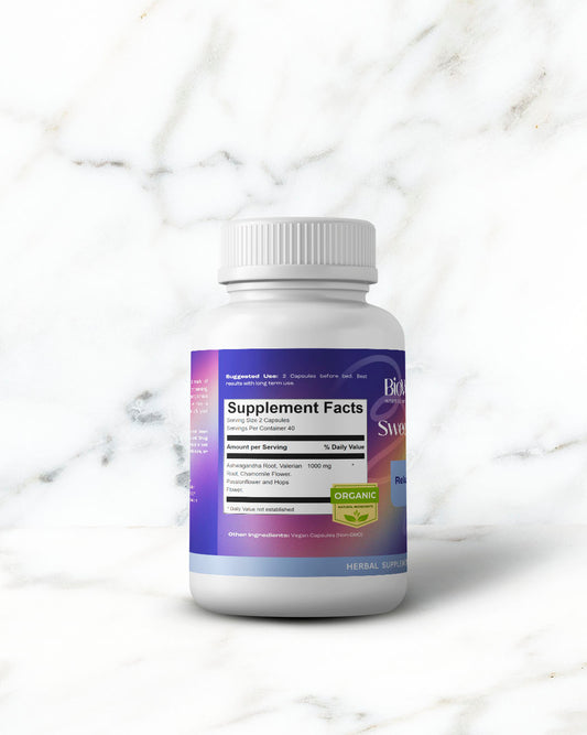 Cápsulas BioWizdom Sweet Dreams, 42 unidades: ayuda para dormir sin melatonina