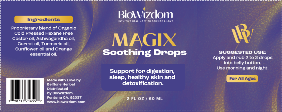 Gotas calmantes para el vientre MagiX de BioWizdom