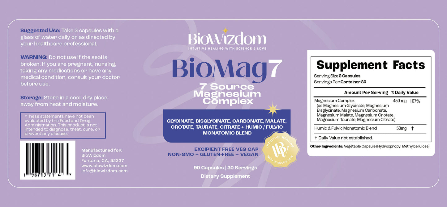 BioMag7 Magnesium Complex 90 caps