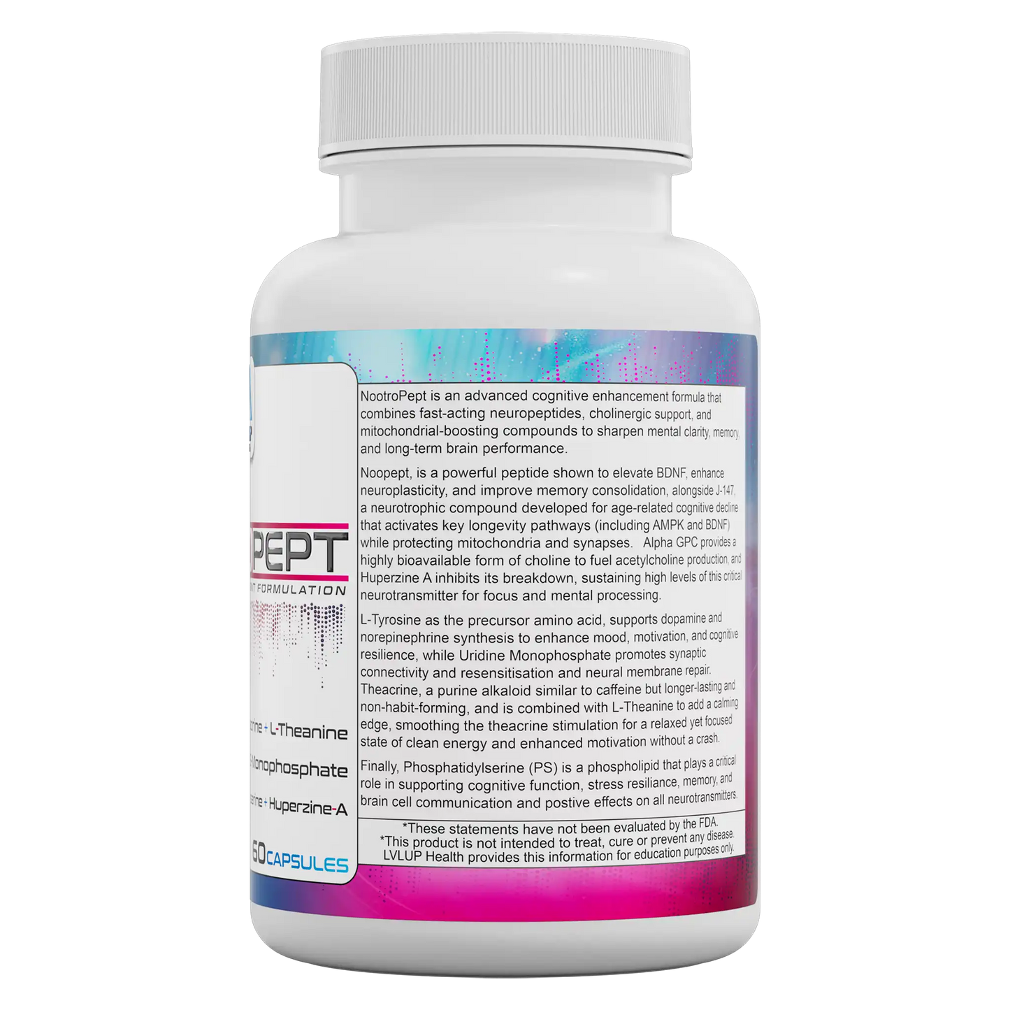 LVLUP NootroPep 60 capsules