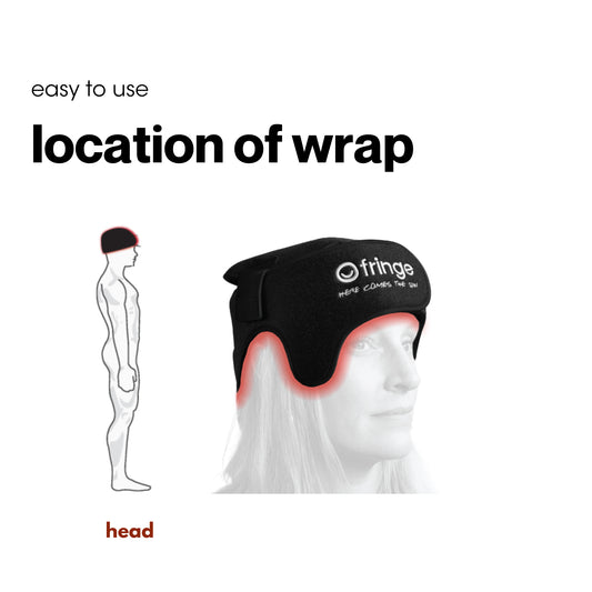 Fringe Wireless Headwrap for Red Light Therapy