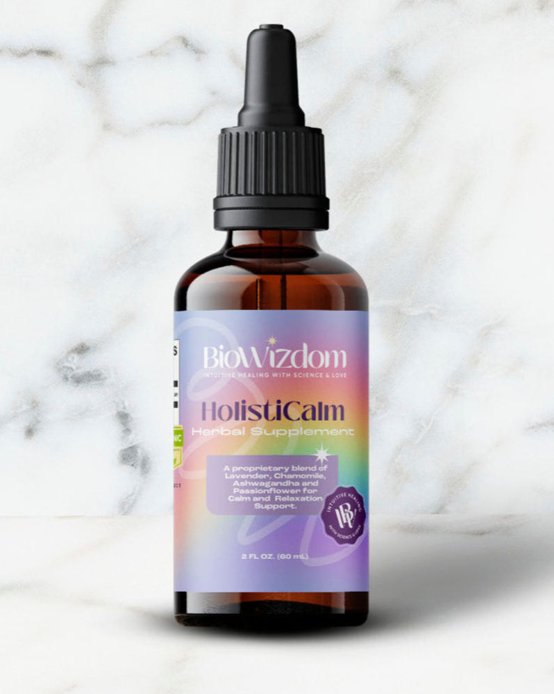 BioWizdom HolistiCalm Tincture 2 oz Bottle