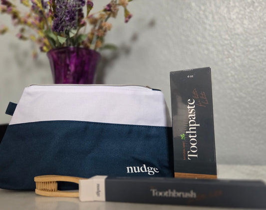 Nudge Toothpaste & Toothbrush Travel Set
