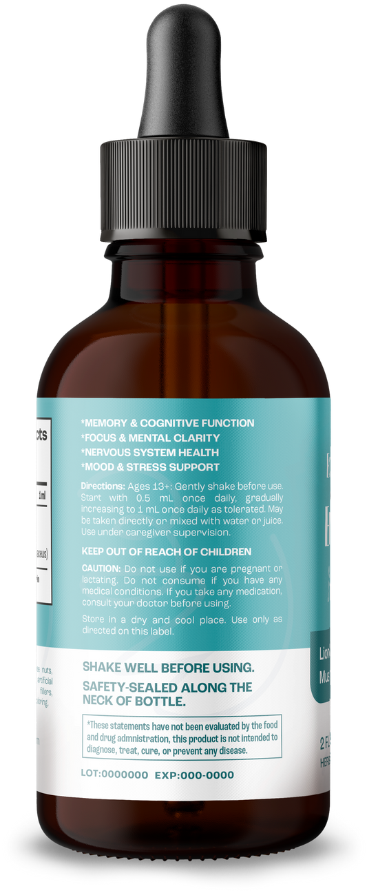 BioWizdom Brainy Mane Tincture 2 oz Bottle