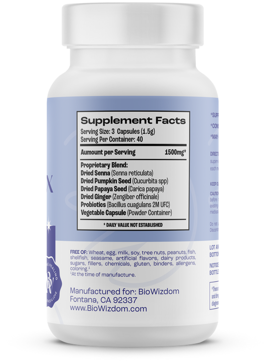 BioWizdom HolistiLax (120 caps)