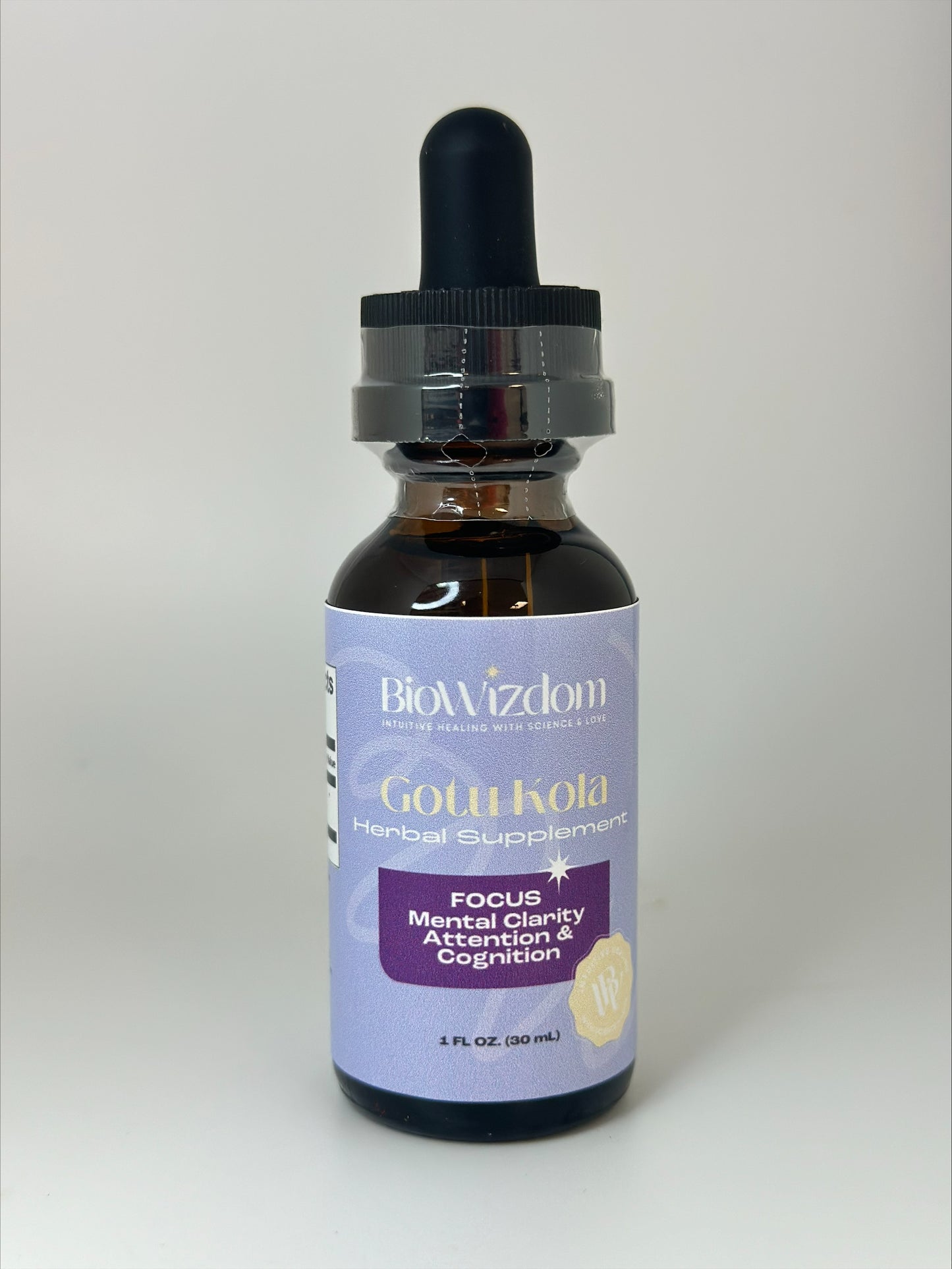 BioWizdom Gotu Kola Tincture 1 oz Bottle