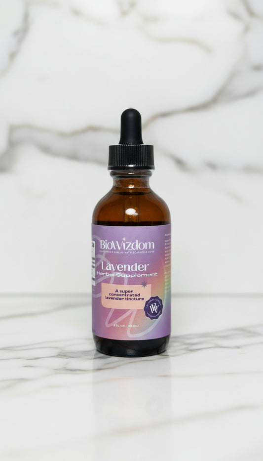 BioWizdom Lavender Tincture 2 oz Bottle