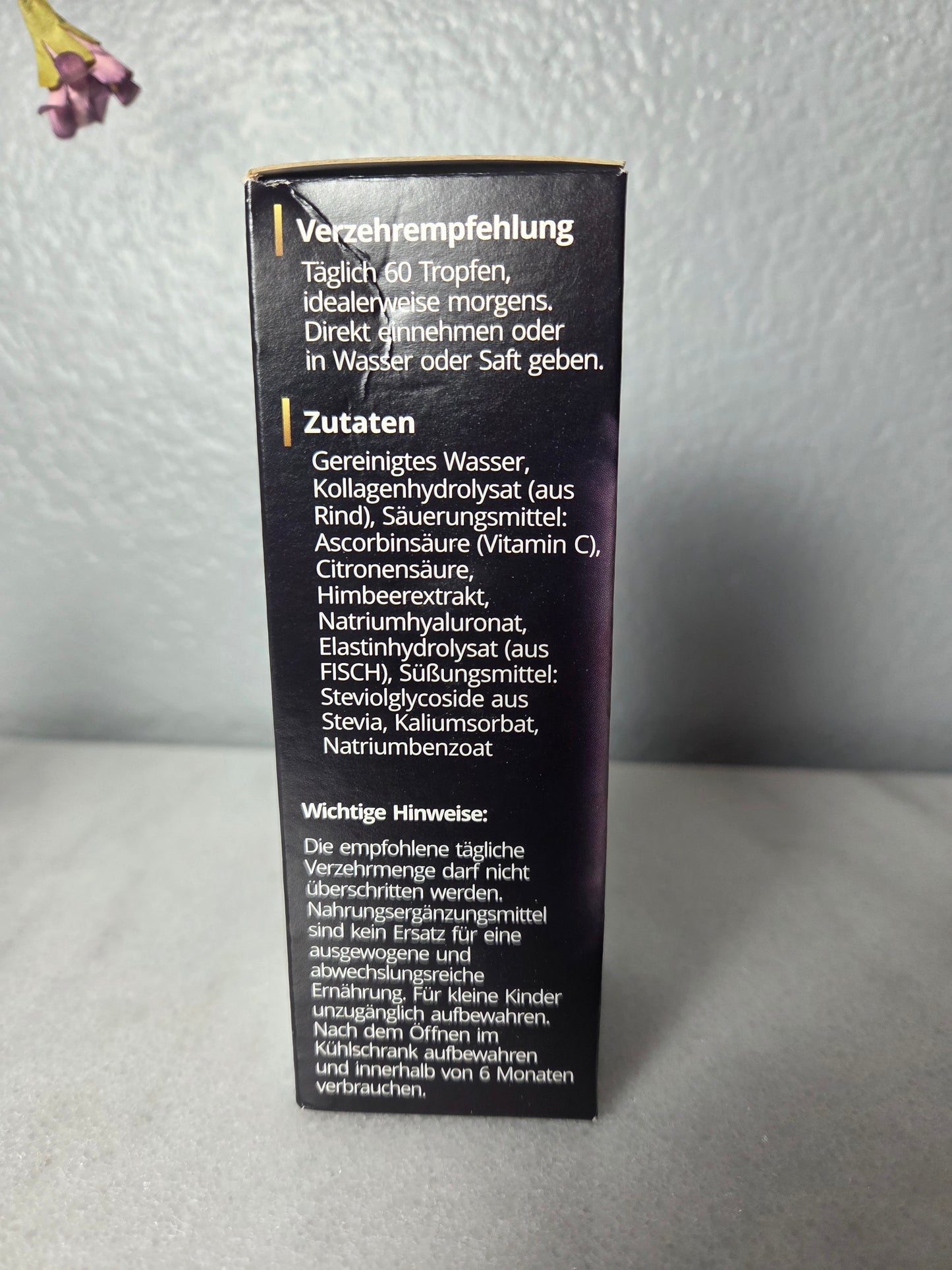 Naurum KollagenKraft Bioactive Complex Drops with Collagen Peptides Type I-III, Vitamin C, Elastin & Hyaluronic Acid, for Skin, Hair & Joints, 2100 Drops (4 oz).