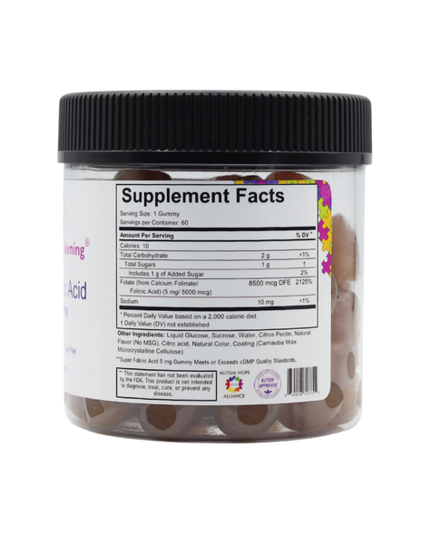 Spectrum Awakening Folinic Acid Gummies (60 count)