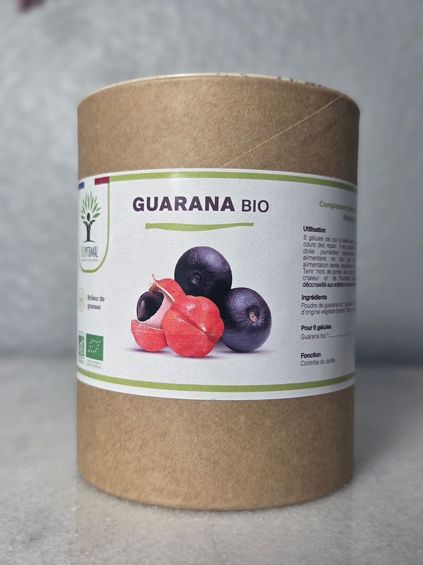 Pure Organic Guarana (200 caps)