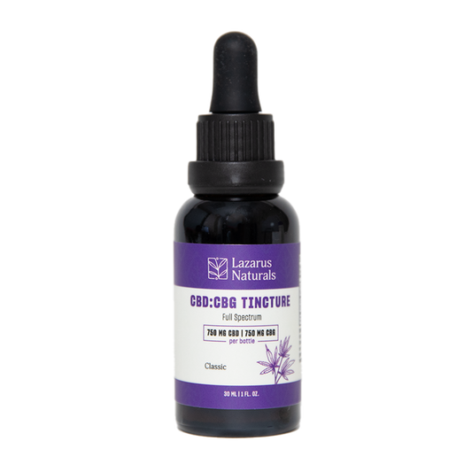 ORGANIC CBD+CBG TINCTURE, 25MG CBD & 25MG CBG / MLI