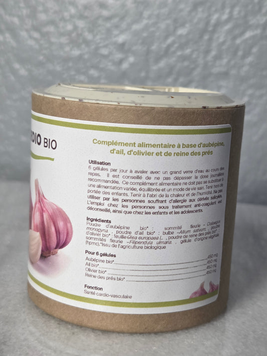 Cardio Bio Garlic + Olive leaf + Hawthorne+Medowsweet (60 caps)