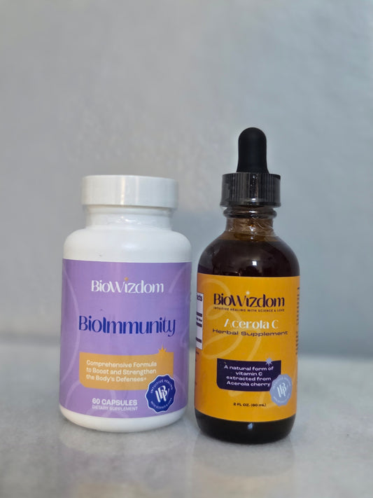 BioImmunity 60 caps+ Acerola C Ticture 2 oz COMBO