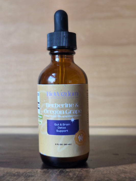 BioWizdom Berberine & Oregon Grape Tincture 2 oz Bottle