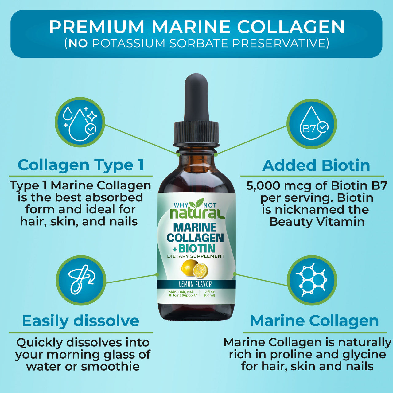 Premium Marine Collagen 2 oz
