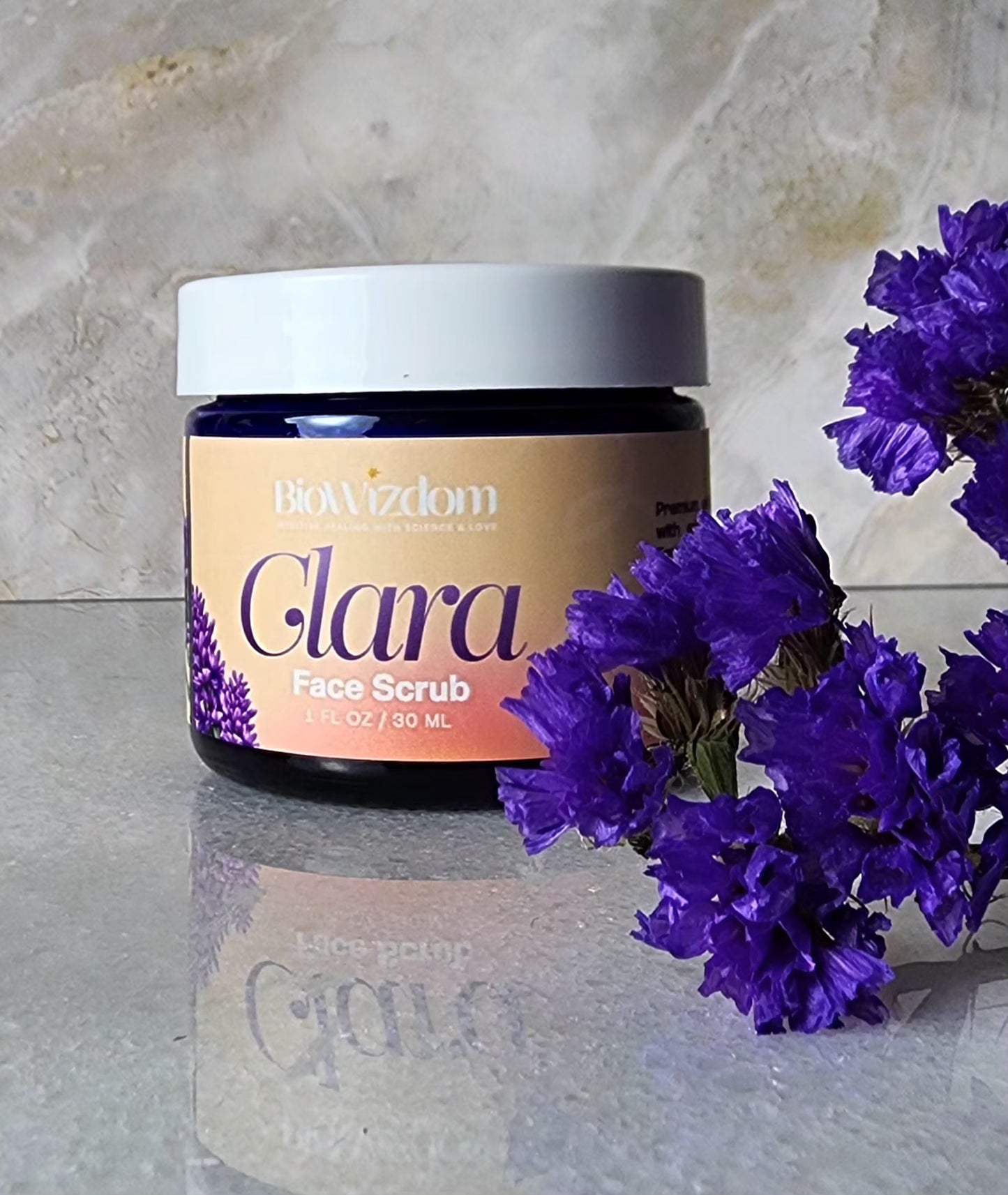 Exfoliante facial Clara Lavander