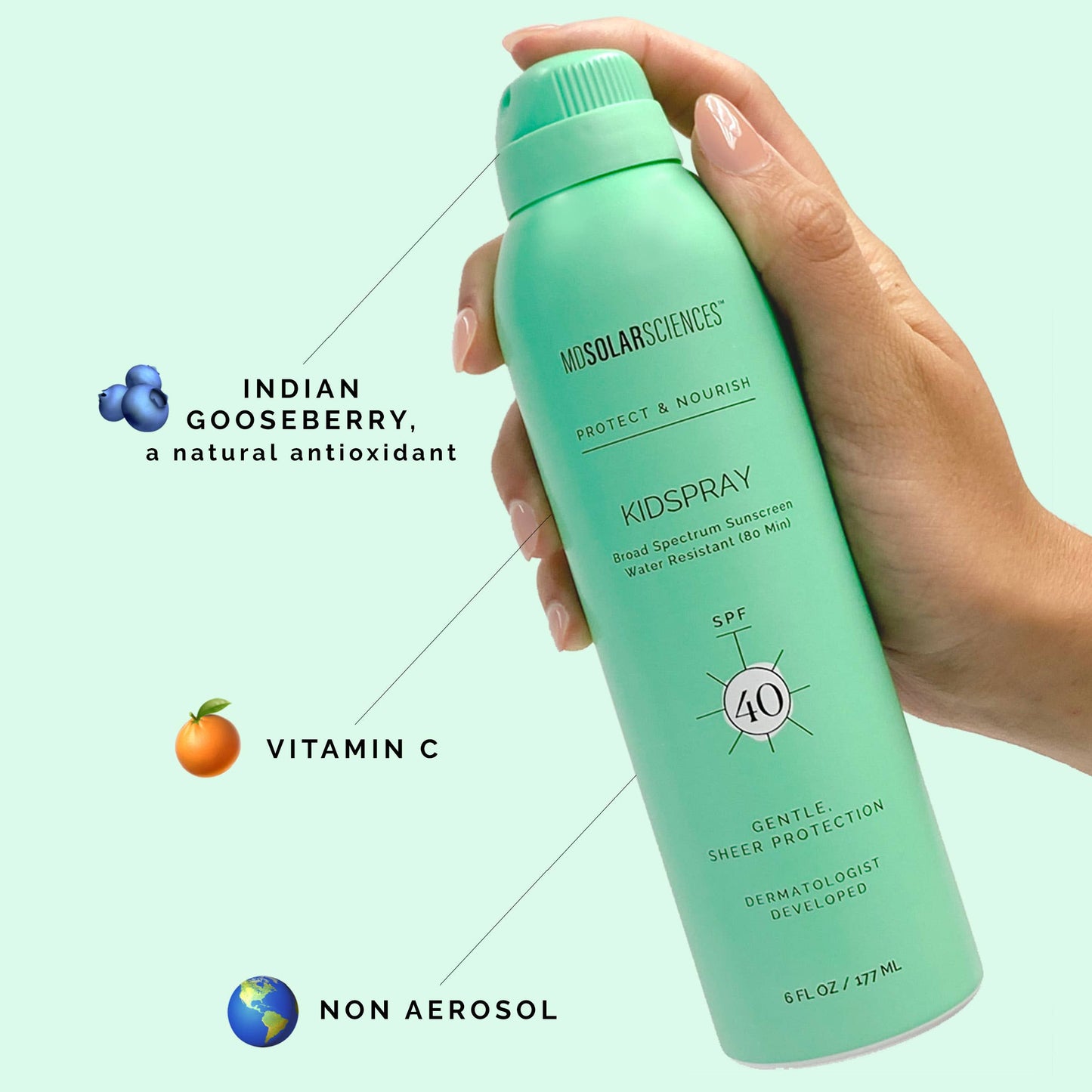 KidSpray Sunscreen SPF 40 6 oz