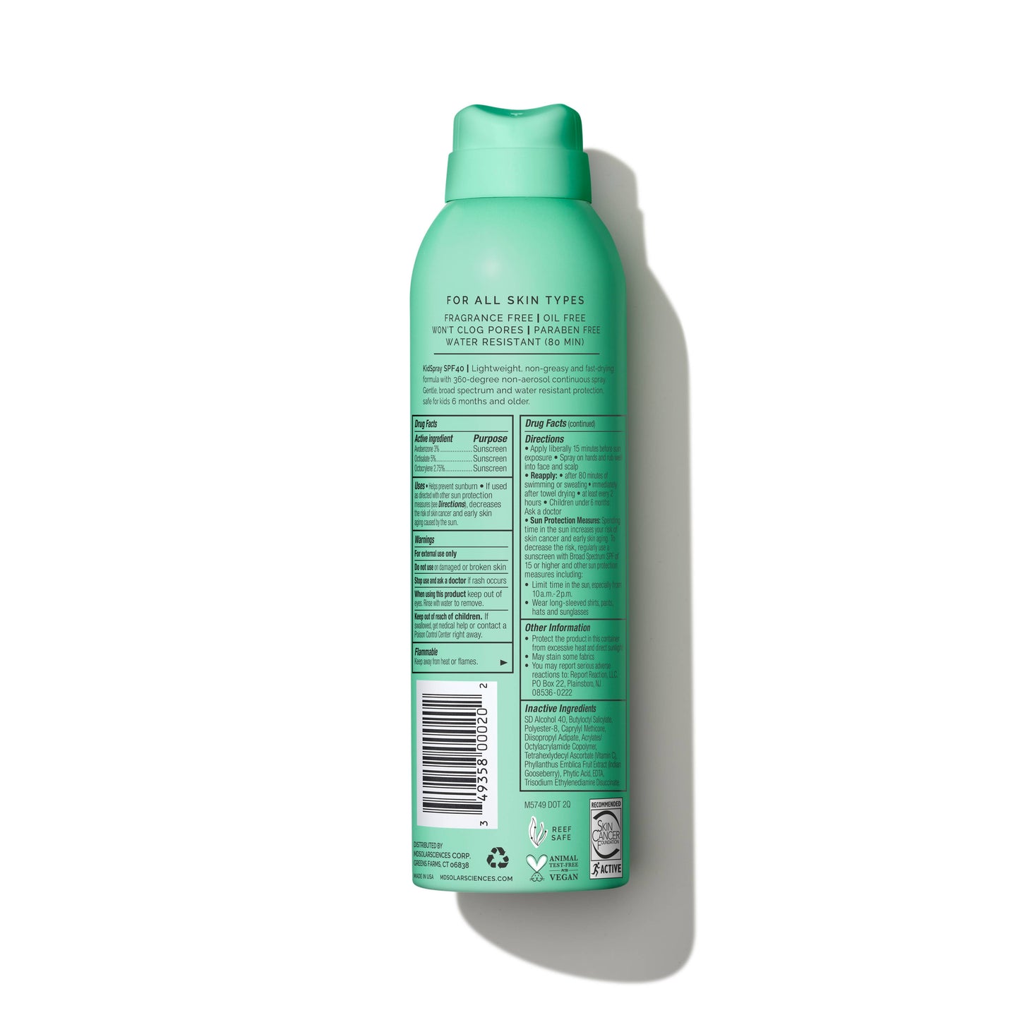 KidSpray Sunscreen SPF 40 6 oz