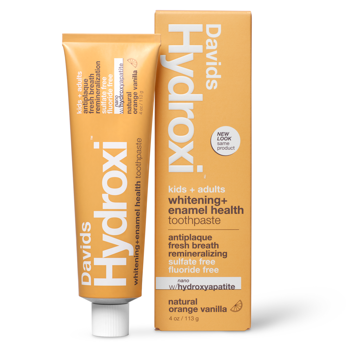 Davids kids + adults nano-hydroxyapatite / orange vanilla