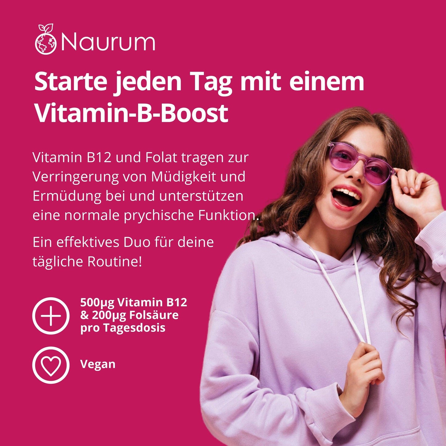 Vitamin B12 trio complex with folate