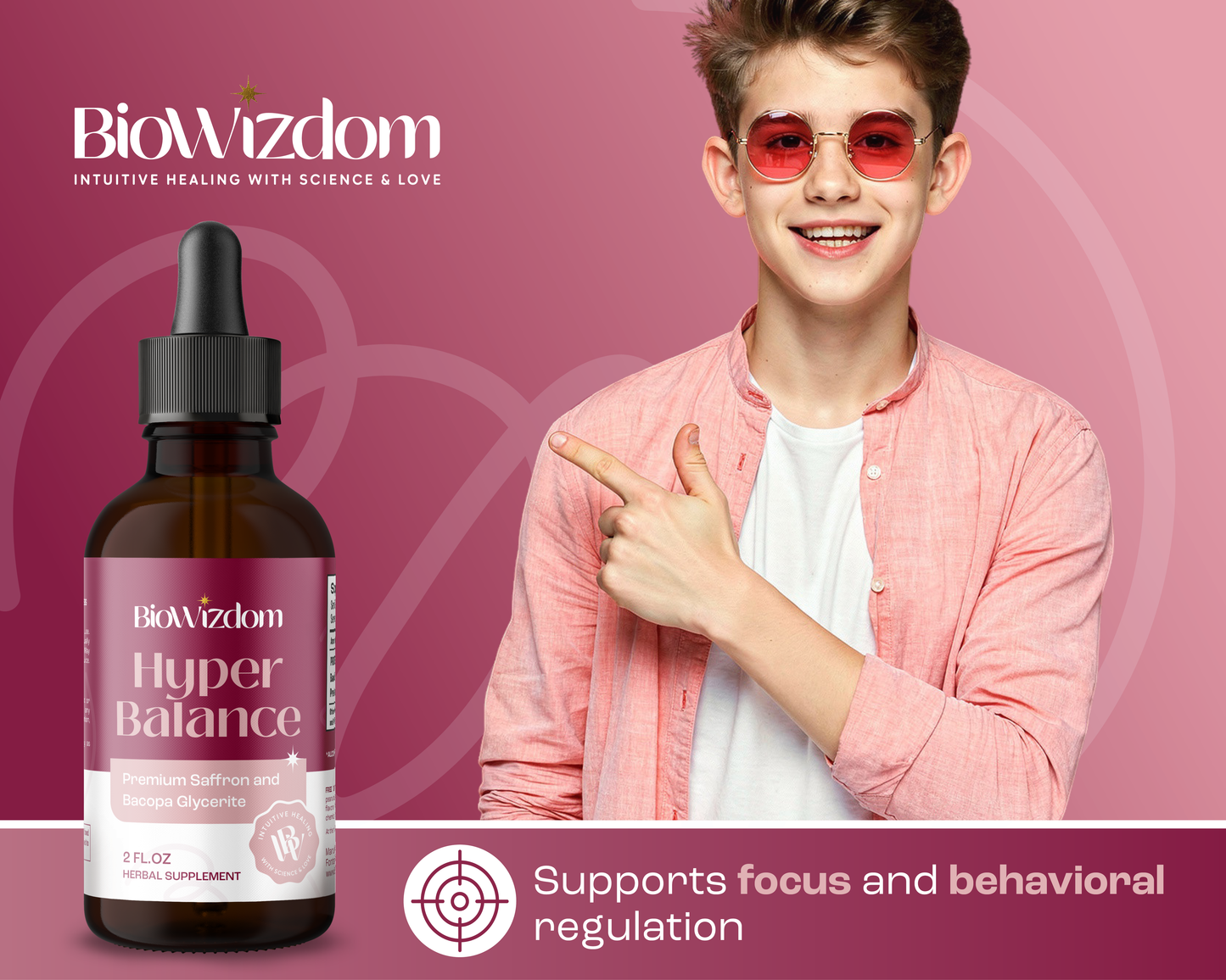BioWizdom HyperBalance Tincture 2 oz Bottle