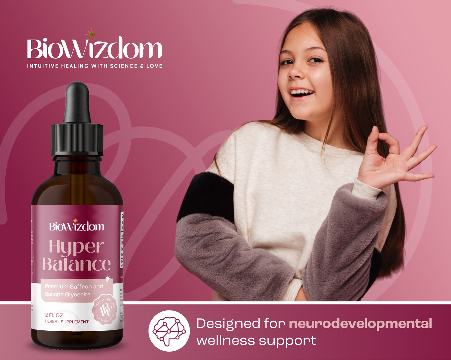 BioWizdom HyperBalance Tincture 2 oz Bottle