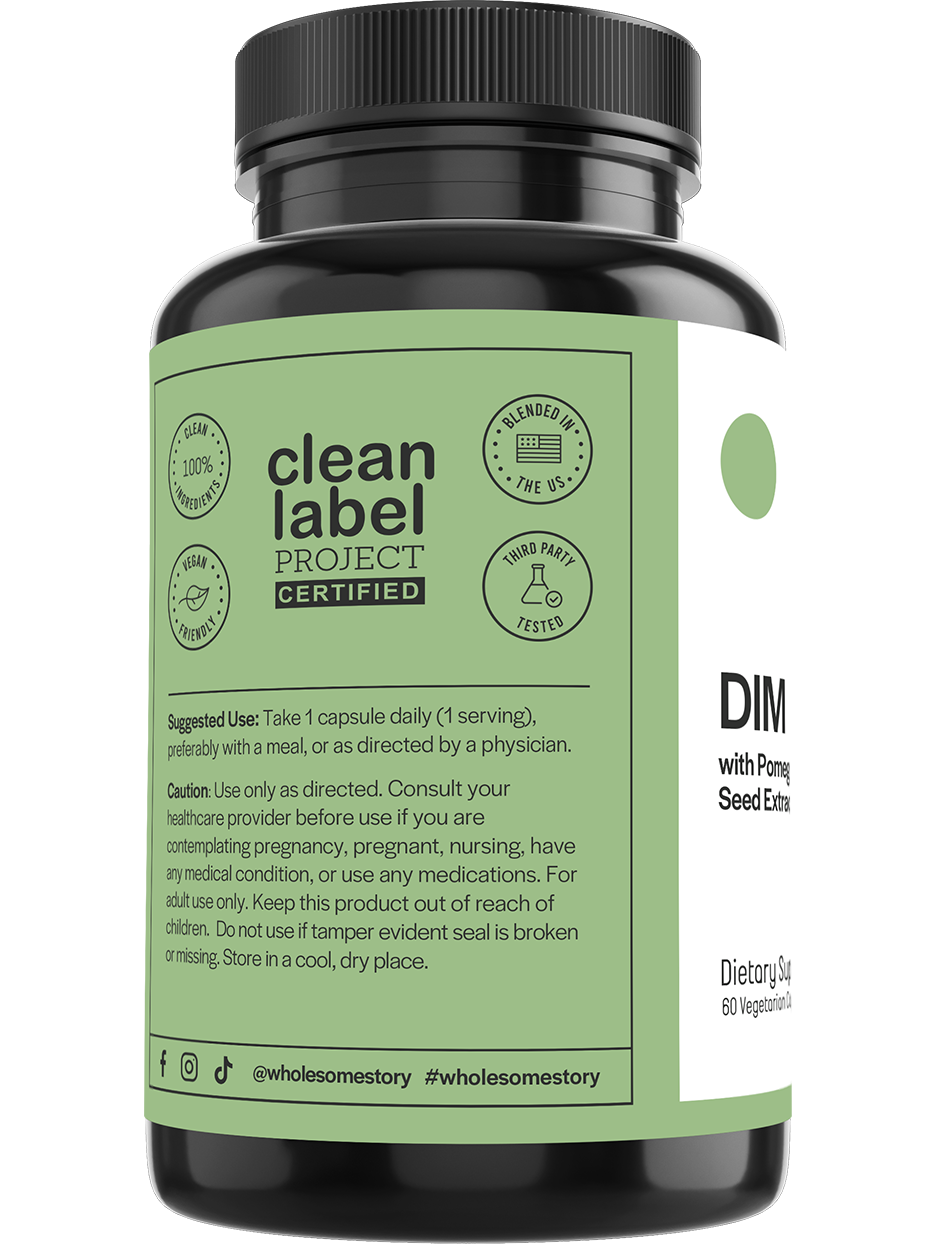 Hormone Balance Formula DIM with Pomegranate Extract + Broccoli Seed Extract + Black Pepper Extract