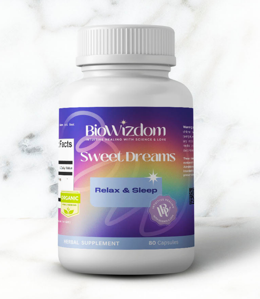 Cápsulas BioWizdom Sweet Dreams, 42 unidades: ayuda para dormir sin melatonina 