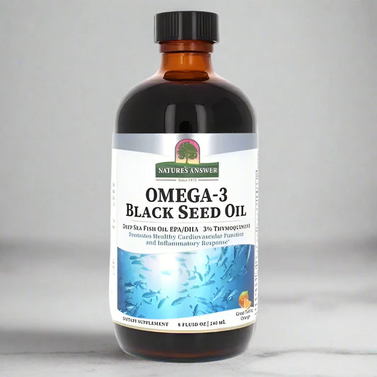 Nature's Answer Omega-3 Deep Sea Fish Oil with Black Seed Oil 8 fl. oz