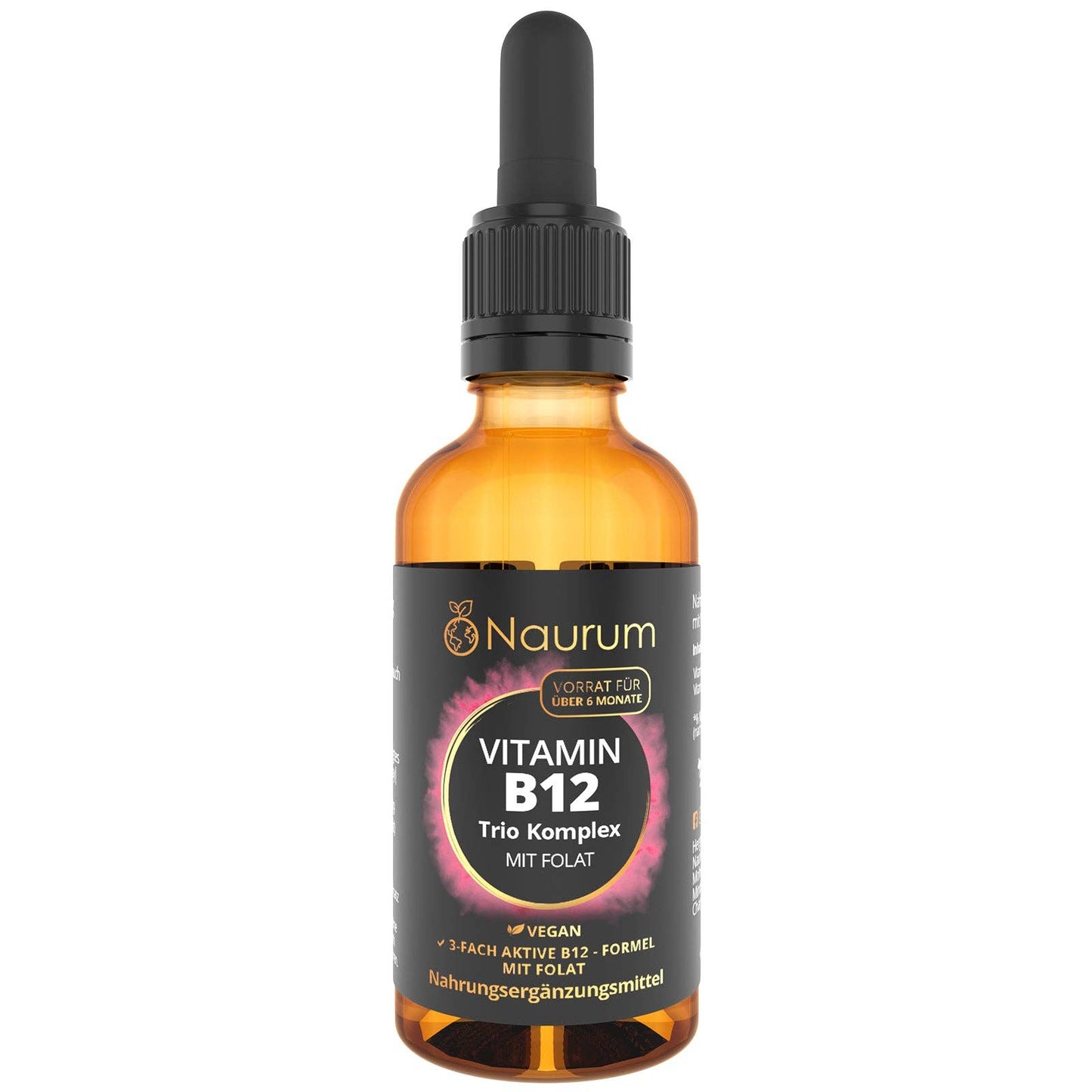 Vitamin B12 trio complex with folate