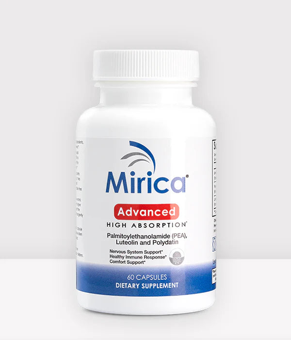 Mirica® Advanced - Enhanced Absorption Formula - Palmitoylethanolamide (PEA) and Luteolin - 60 Capsules