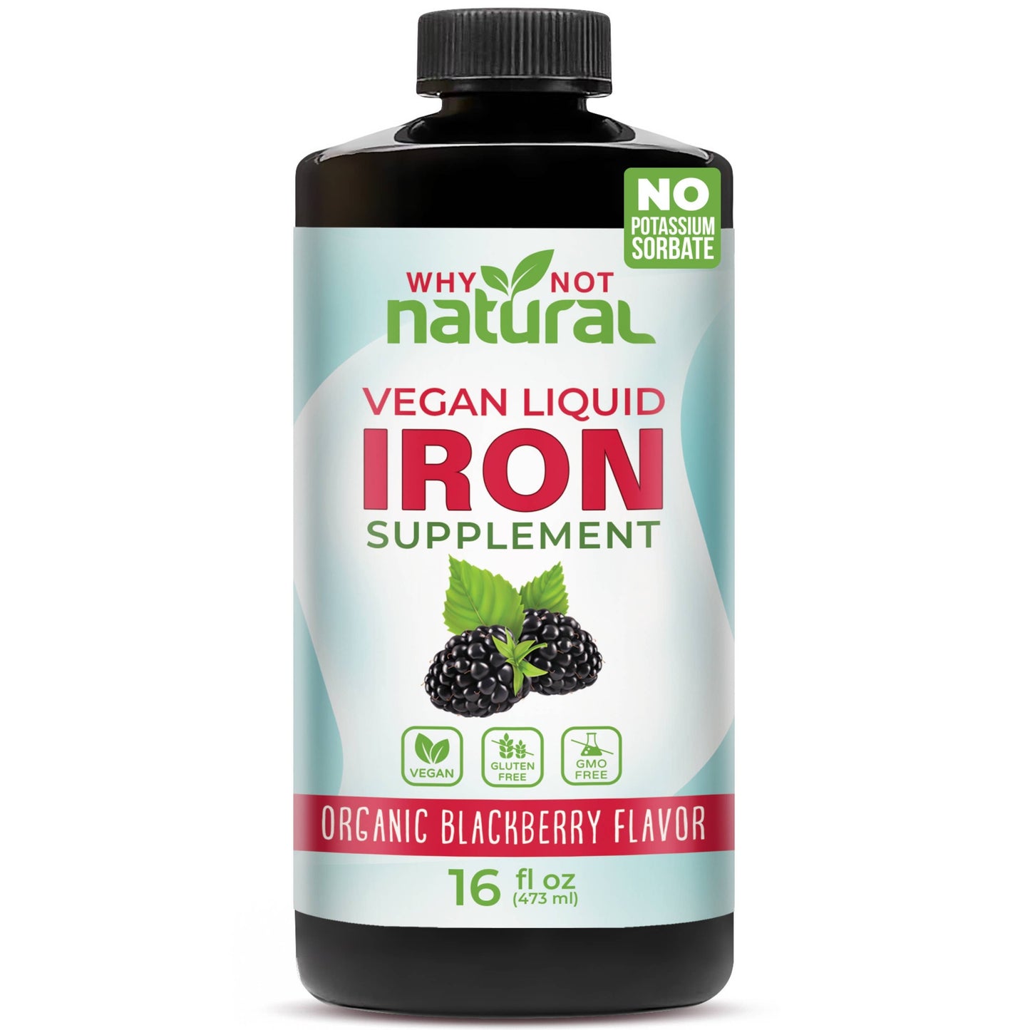 Liquid Iron Supplement for Women, Men and Kids
