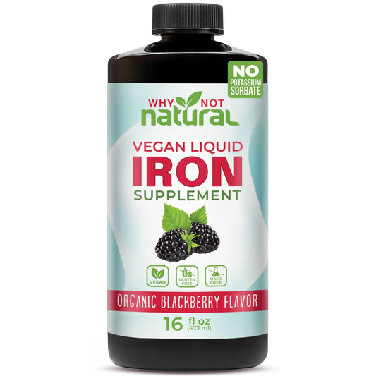 Liquid Iron Supplement for Women, Men and Kids