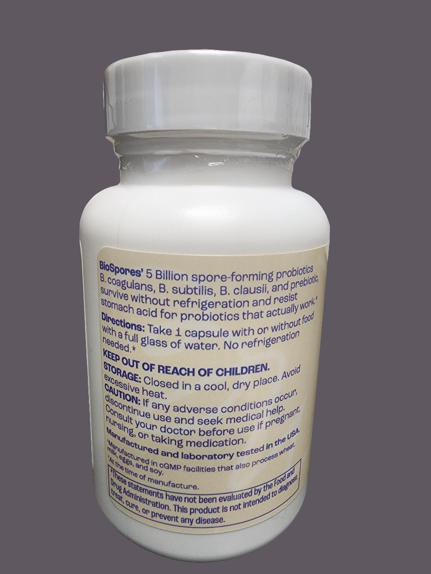 BioSpores Probiotics 30 caps