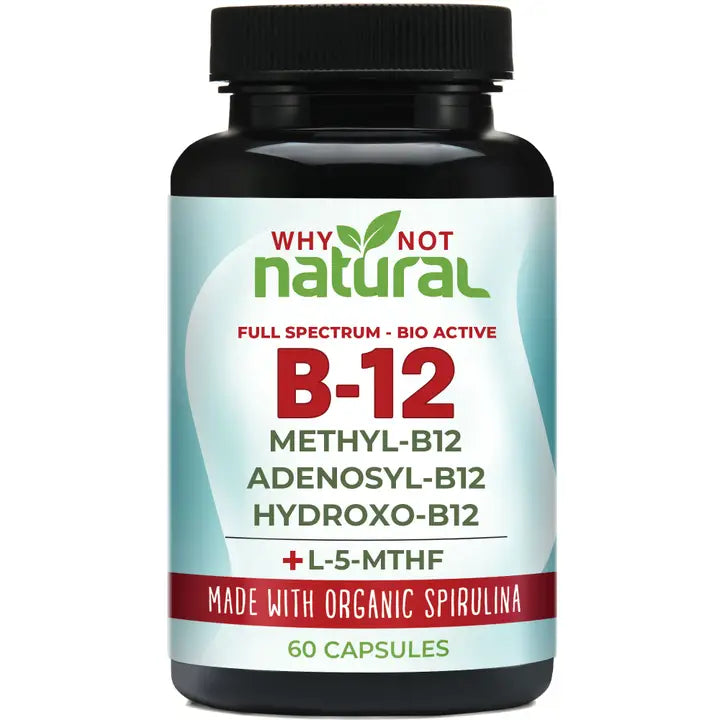 Vitamin B12 5000 Mcg Supplement with Methylcobalamin,60 Caps