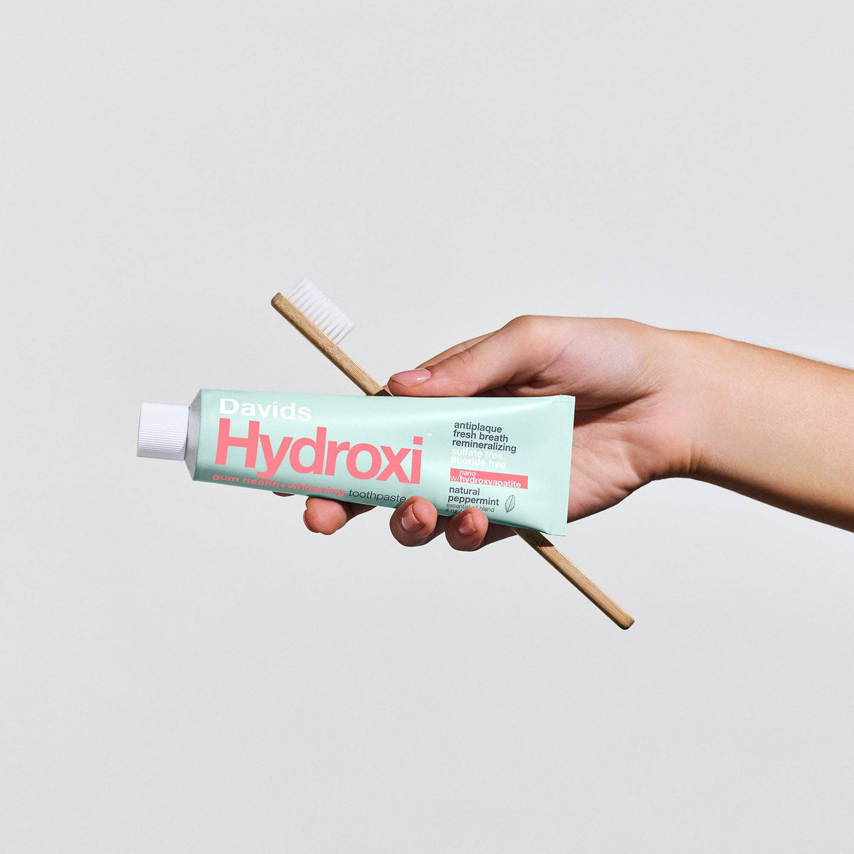 Davids Hydroxi™ gum health+whitening nano hydroxyapatite premium toothpaste / peppermint
