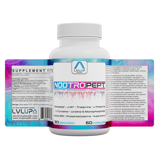 LVLUP NootroPep 60 capsules