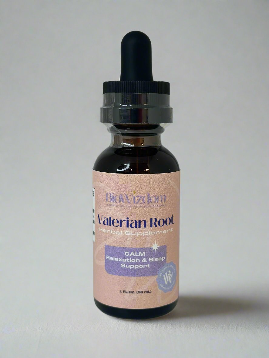 BioWizdom Valerian Root Tincture 1 oz Bottle