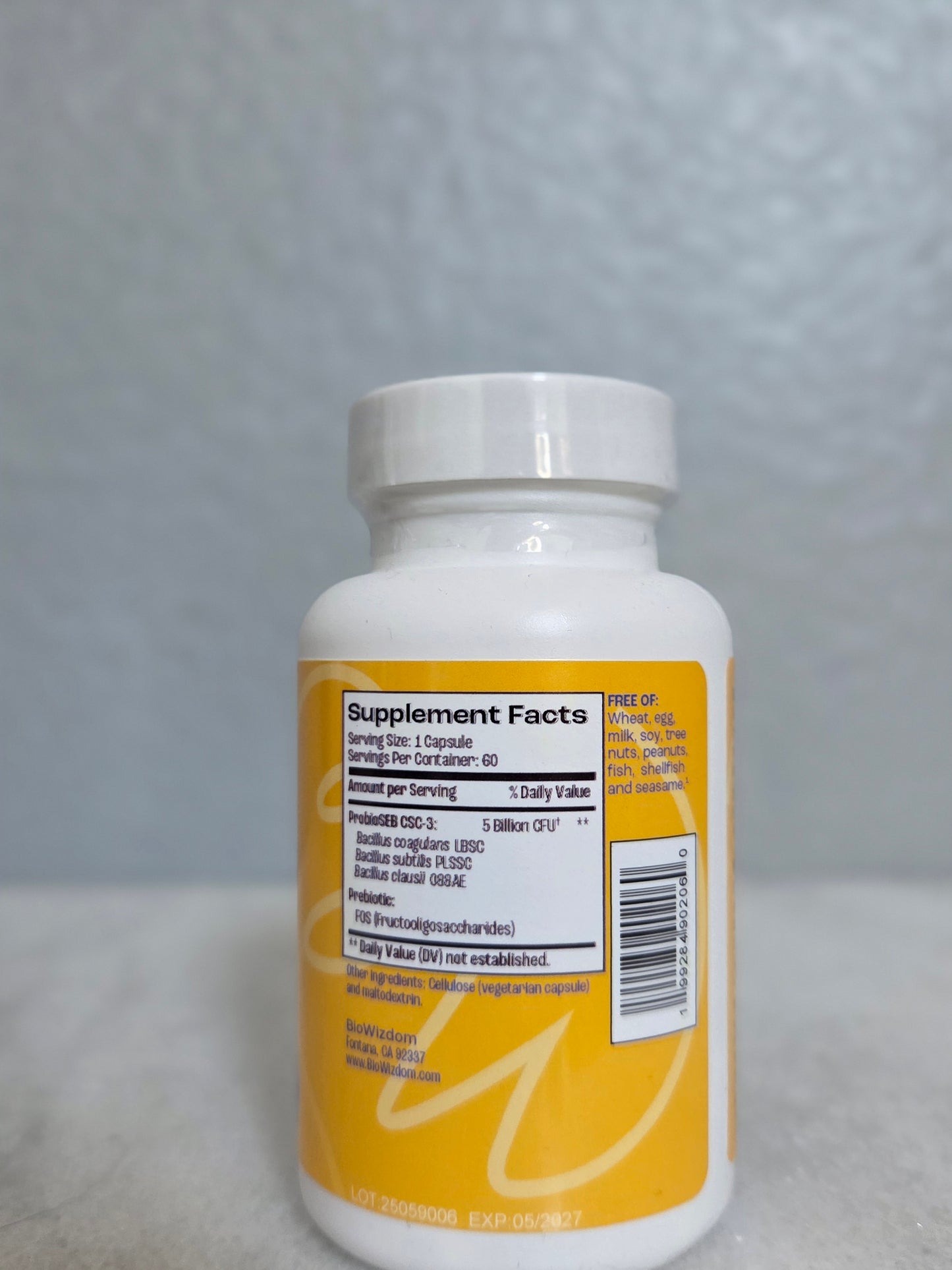 BioSpores Probiotics 60 caps