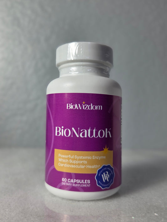 BioNattoK Nattokinase Systemic Enzymes (60 caps)