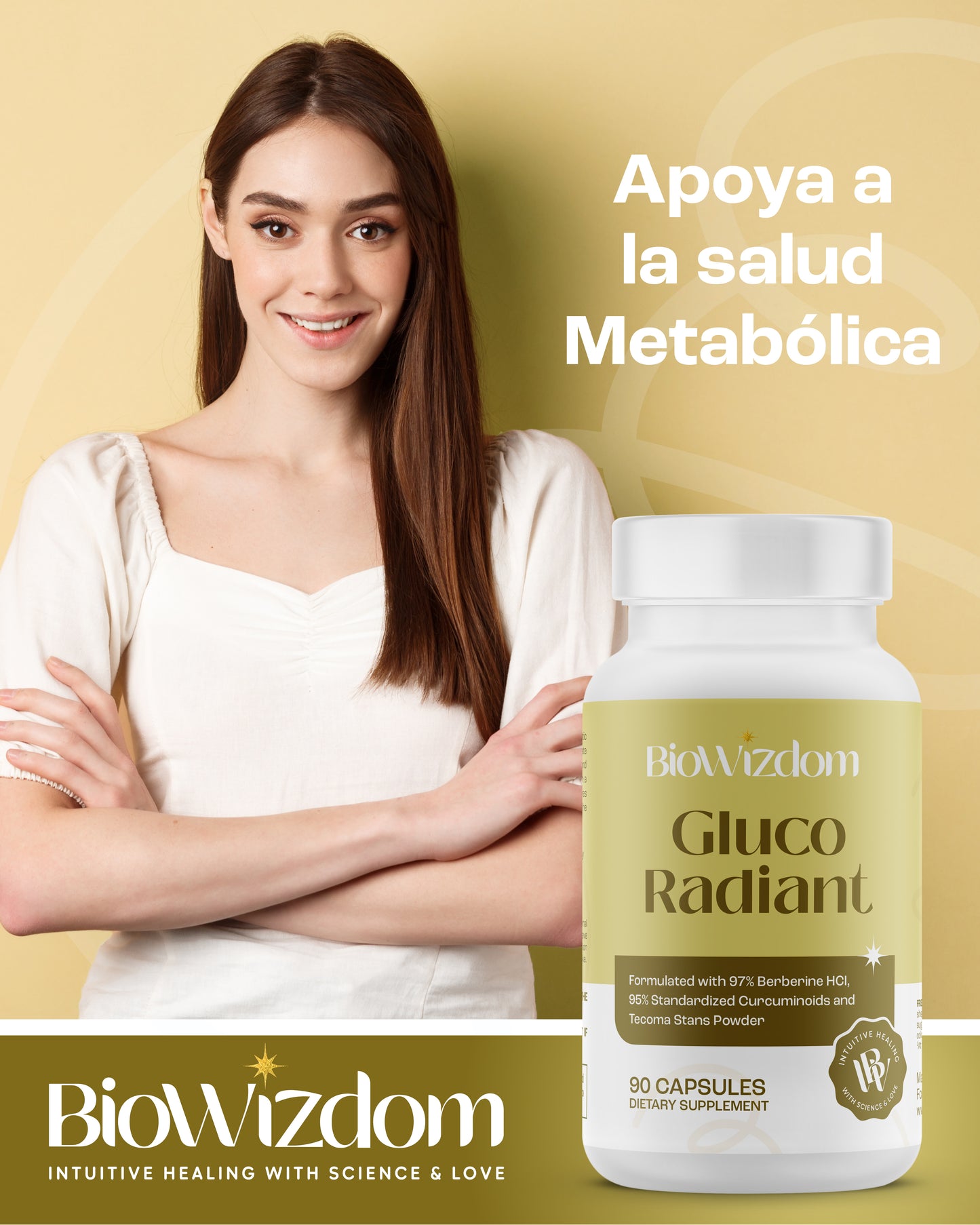 BioWizdom Gluco Radiant 90 capsules