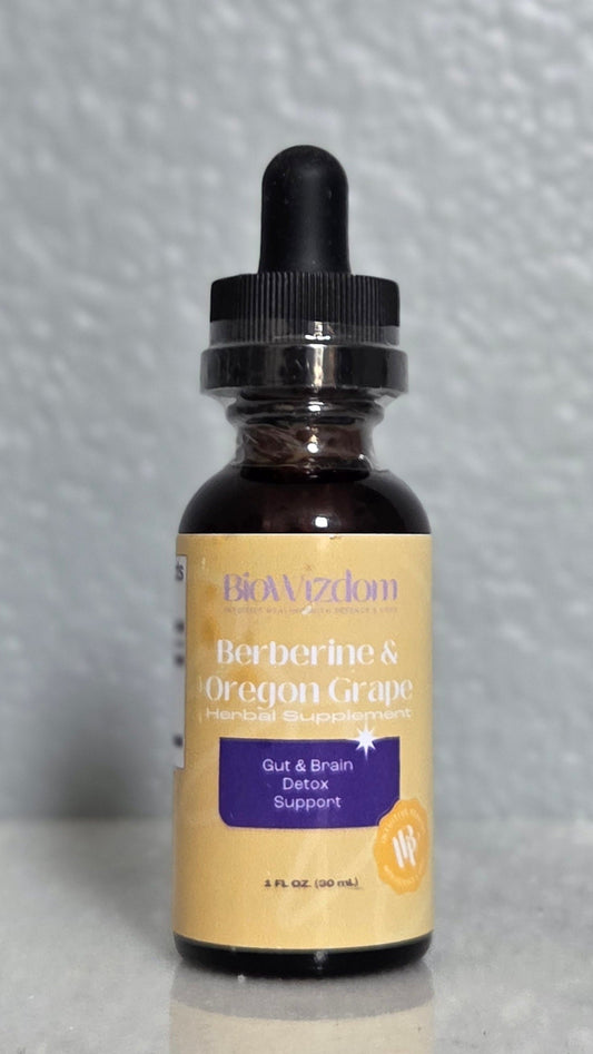 BioWizdom Berberine & Oregon Grape Tincture 1 oz Bottle