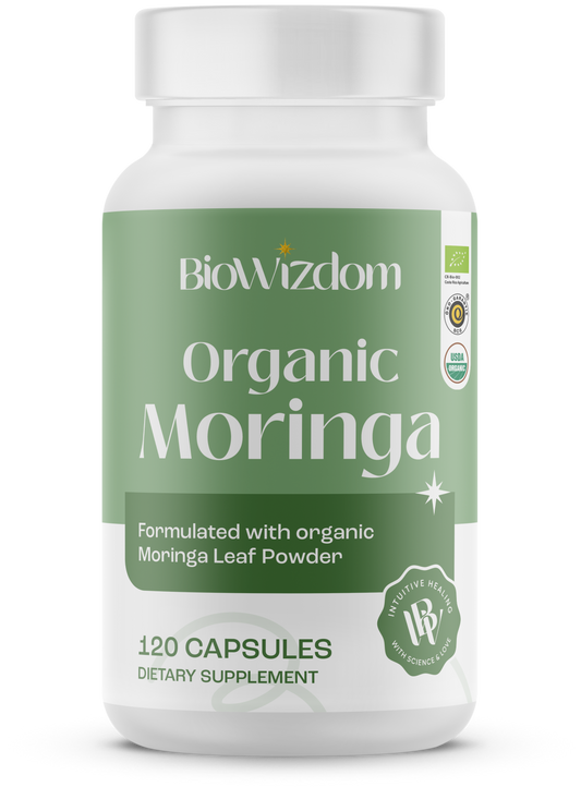 BioWizdom Organic Moringa Leaf (120 caps)