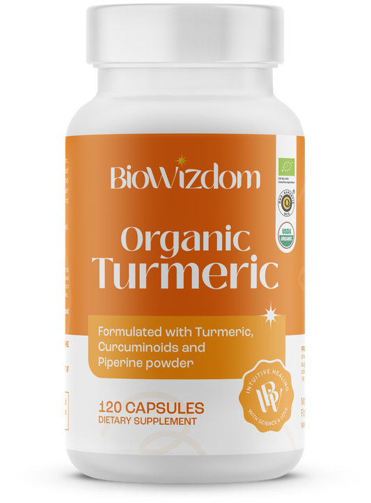 BioWizdom Organic Turmeric (120 caps)