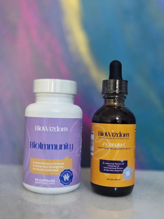 BioImmunity 60 caps+ Acerola C Ticture 2 oz Bundle
