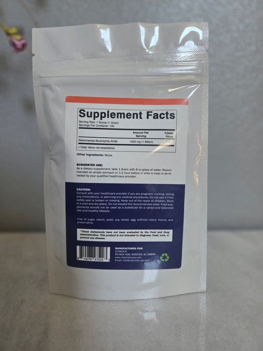 Akkermansia Muciniphila AH39 Strain - 100 Gram Powder