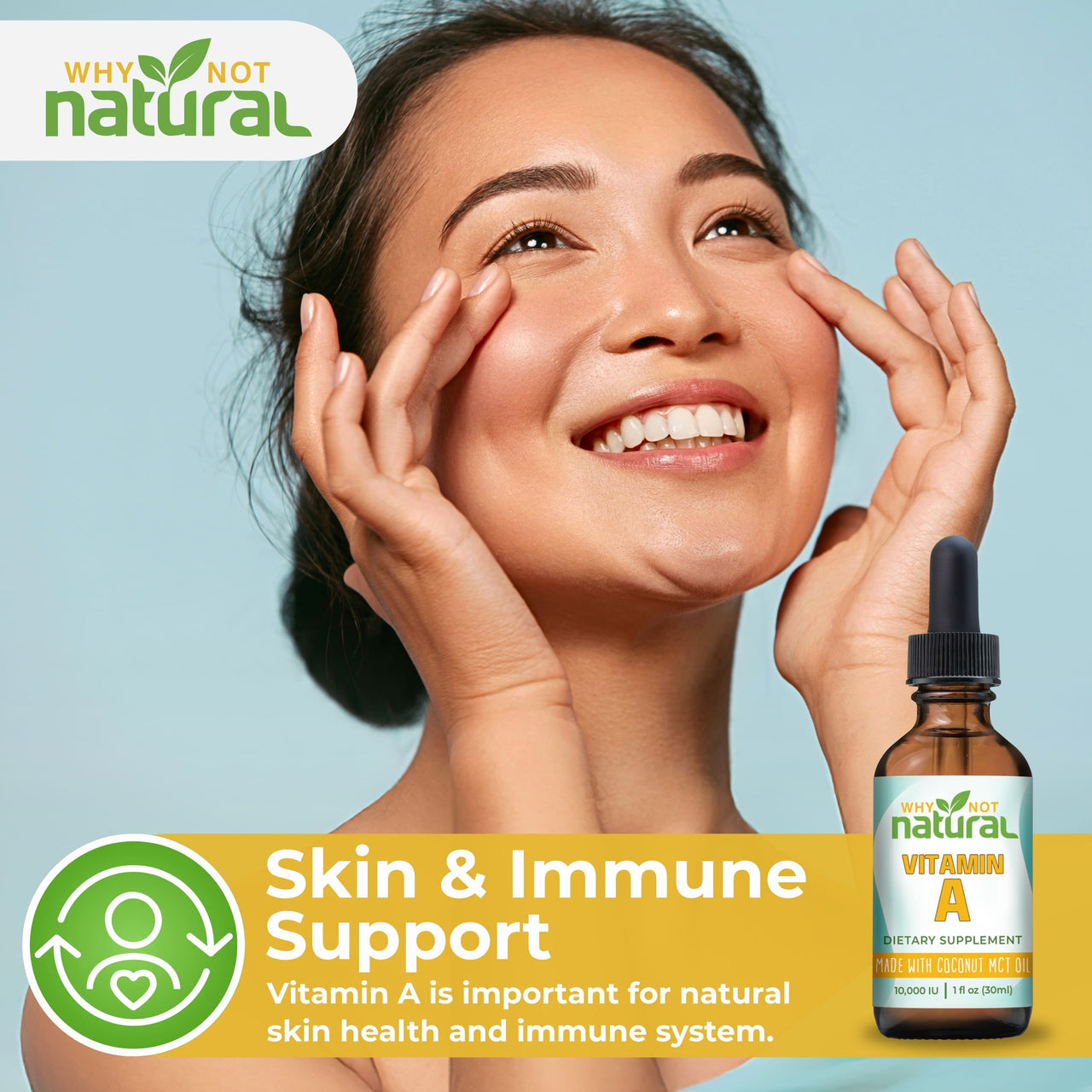 Liquid Vitamin A:Support Skin, Eyes, Immunity & Hair 1fl oz