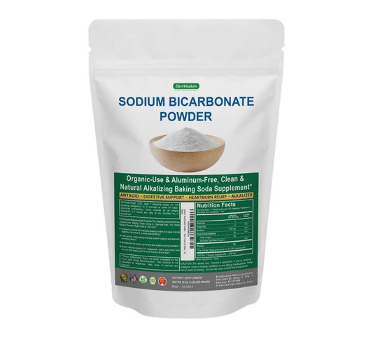 Aluminum free sodium bicarbonate