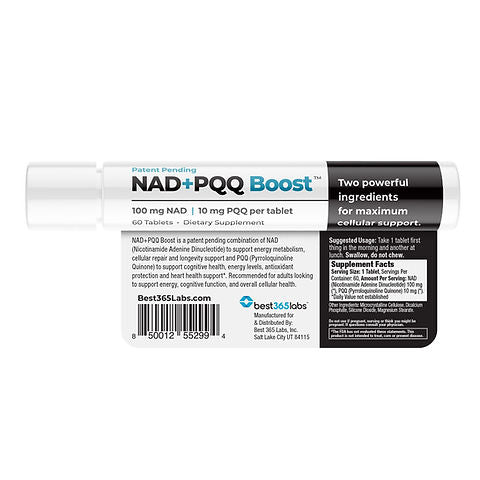 Best 365 Labs NAD+PQQ (60 tabs)